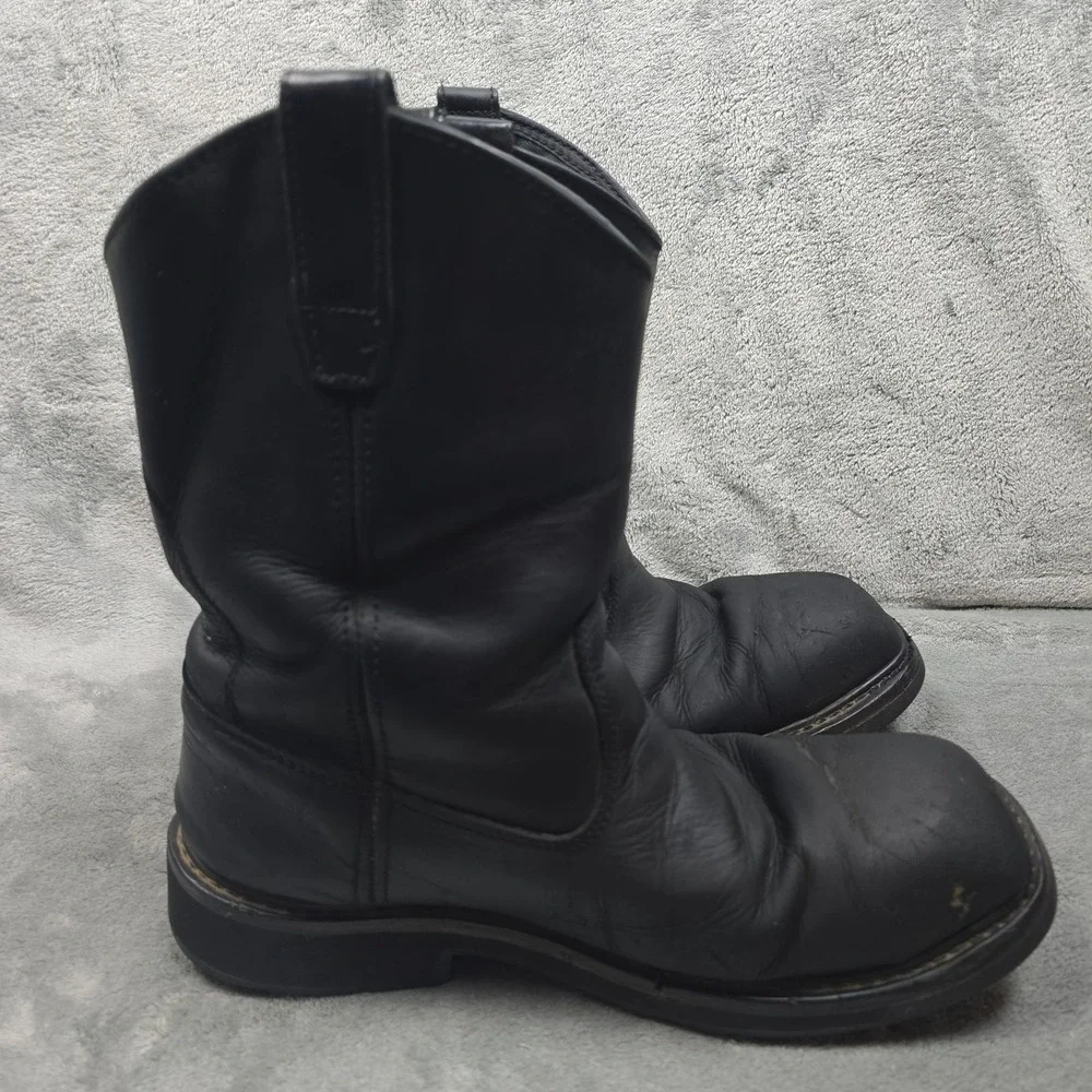Harley Davidson Mens sz 10 M Altman D93563 Black Leather Biker Boots